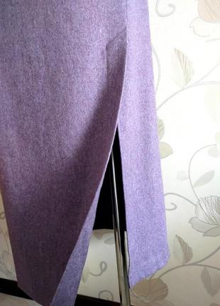 Шикарная трендовая юбка карандаш с разрезами из шкрсти !3 фото