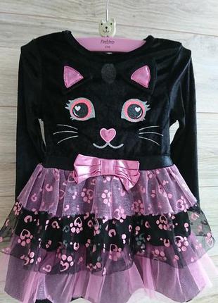 Сукня кішечки котика tu 9-12мес 1годик платье кошечки кошки котика