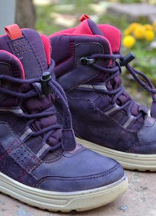 Продам зимние термосапоги ecco goretex 28р. 7
