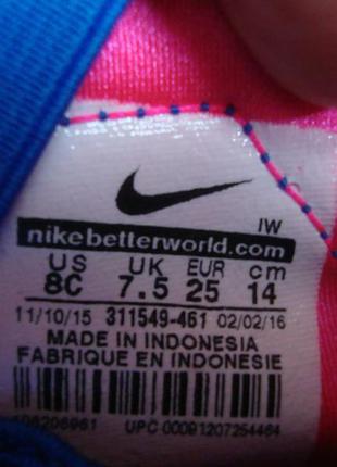 Кроссовки nike оригинал 25 размер 3