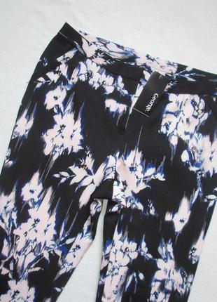 Суперовые стрейчевые плотные брюки в цветочный принт george 🌹💕🌹4 фото