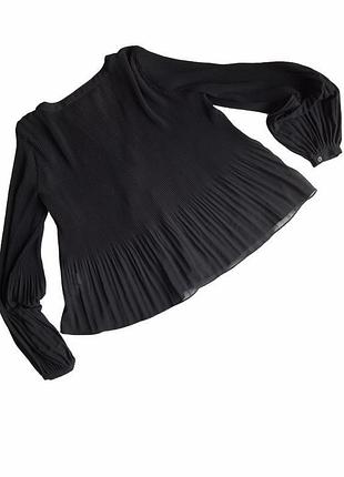 Блуза плиссе zara 5