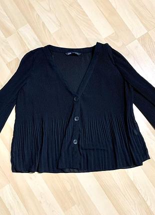 Блуза плиссе zara 2