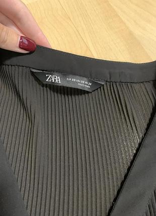 Блуза плиссе zara 3