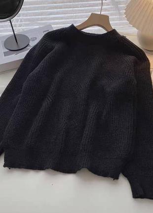 Вязаный тёплый свитер2 фото