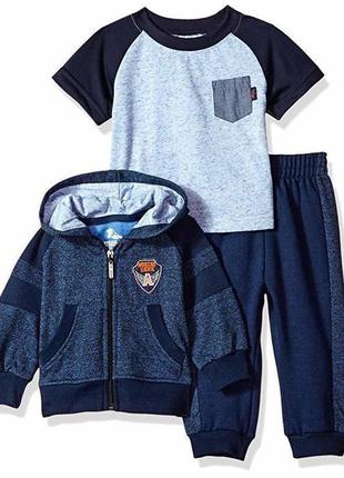 Костюм 3-ка кофта штаны футболка american на мальчика 18 месяцев