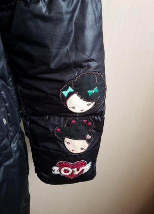 Пуховик чёрный vero moda