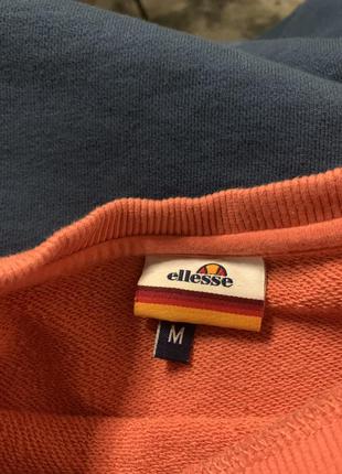 Женский свитшот кофта с большим вышитым лого ellesse3 фото