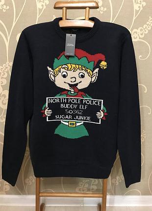 Очень красивый и стильный брендовый тёплый свитер 19.