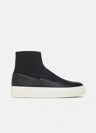 Ботинки-кроссовки  sock sneaker zara2 фото