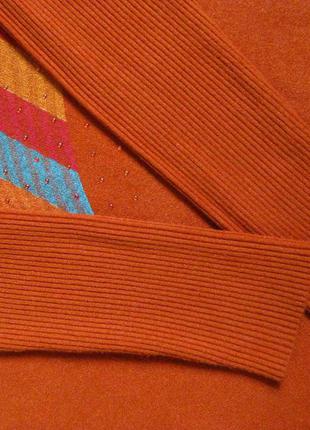 Кофта свитер шерстяной джемпер из шерсти шерсть + кашемир evis ☕ размер 44-46рр7 фото