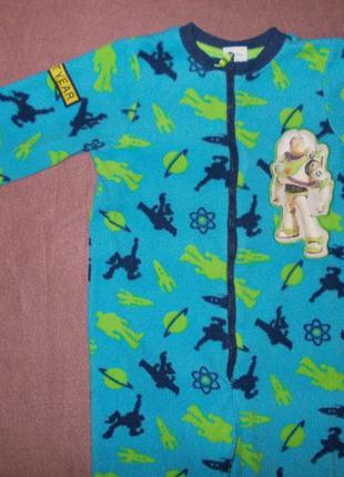 Пижама кигуруми слип человечек на 3-4 года рост 98-104 см2 фото