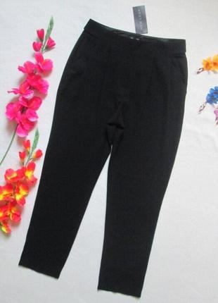 Шикарные стильные черные брюки с защипами new look 🌹💕🌹