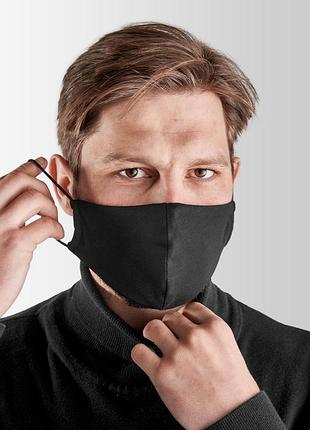 Многоразовая защитная маска vsetex черная