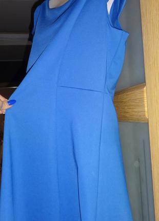 Next красиве нарядне синє жіноче плаття 50 52 xl xxl3 фото