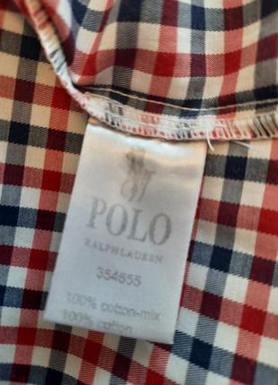 Стильна брендова сорочка polo ralph lauren, розмір s7 фото