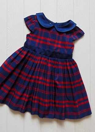 Debenhams. размер 12-18 месяцев. нарядное платье для девочки