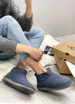 ❄️💙❄️ugg ultra mini ii boot shade❄️💙❄️угги женские ультра мини с мехом, зимні жіночі угги3 фото