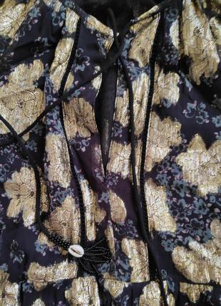 Платье zara мини клёш чёрное золото нарядное премиум качество эксклюзив полупрозрачное xs-s 34-368 фото