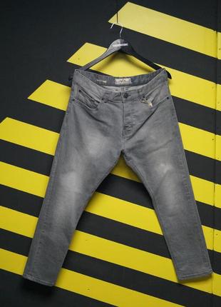 Стрейчевые зауженные джинсы