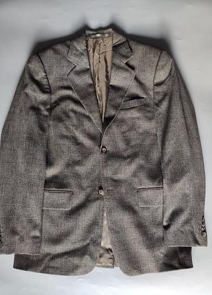 Пиджак мужской madison аvenue wool blend 46-48 eu l slim fit клетка серо-бежевый