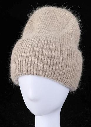 Шапка из кроличьей шерсти