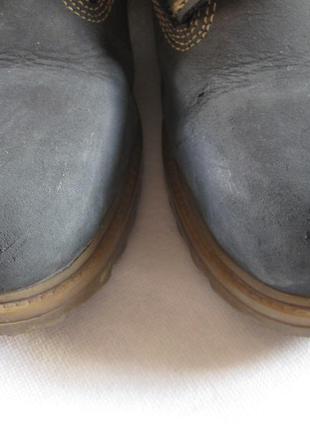 24 см стелька, кожаные ботинки на овчине excavator4 фото