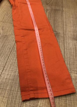 Оранжевые брюки h&m 4