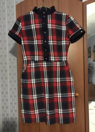 Платье в клеточку villaricca s