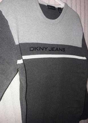 Хлопковый джемпер, свитер dkny jeans3 фото