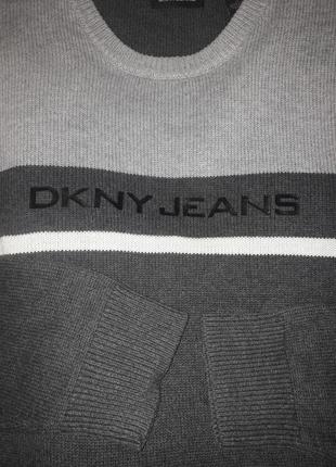 Хлопковый джемпер, свитер dkny jeans8 фото