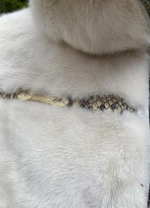 Шуба автоледи норка с потоном marconi, италия7 фото