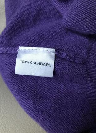 Фіолетовий кашеміровий светр bruce field5 фото