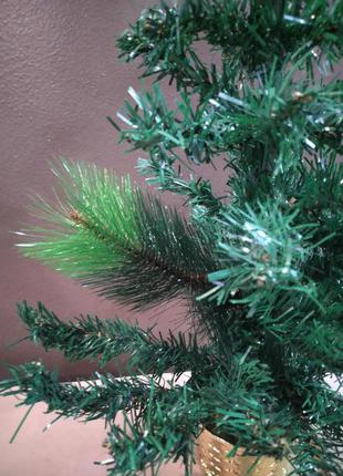 Елка искусственная в горшочке christmas decorations. ветки елки и сосны.  высота 52 см3 фото