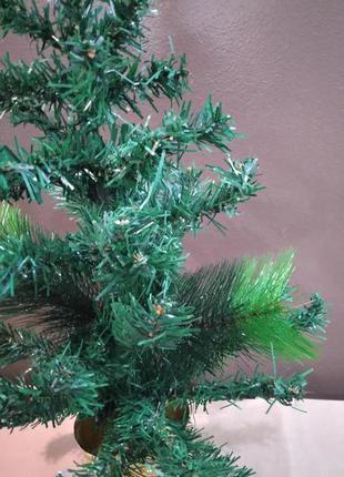 Елка искусственная в горшочке christmas decorations. ветки елки и сосны.  высота 52 см2 фото