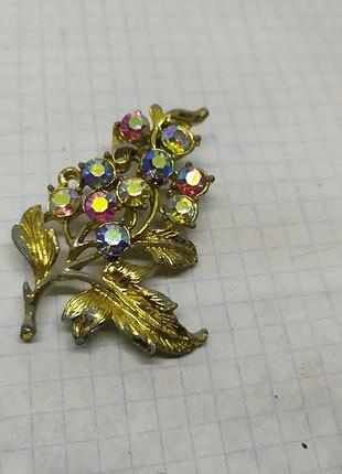Брошь веточка 3