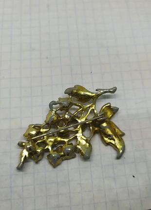 Брошь веточка 5