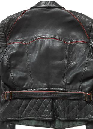 Раратетная ретро мото куртка-косуха 40-х ww2 німецький horsehide leather jacket8 фото