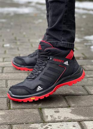 Adidas terrex шкіряні зимові черевики адідас терекс3 фото