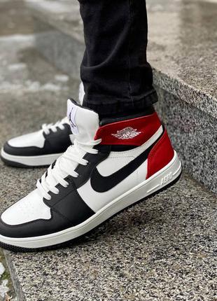 Nike jordan aero шкіряні зимові черевики найк аїр джордан