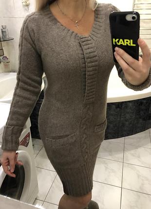 Design нідерланди wool кіски,щільна вовняна нюдовое сукню , шерсть , довгий рукав