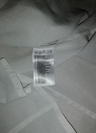 Рубашка блузка белая с коротким рукавом4 фото