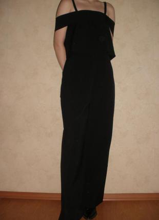 Брючный комбинезон на тонких бретелях topshop для высокой барышни