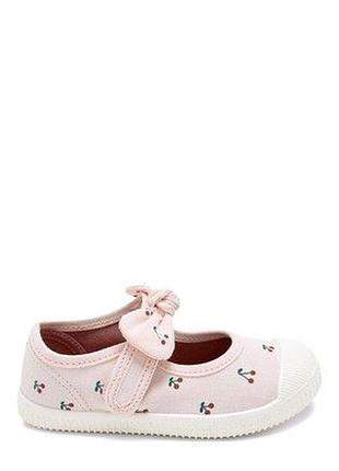 Балетки мокасины для девочки от next великобритания тапочки текстиль