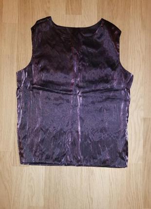 Блузка без рукавов нарядная, топ