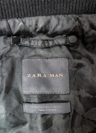 Тепла чоловіча камуфляжнаяя куртка zara 🔥 з вимірами3 фото