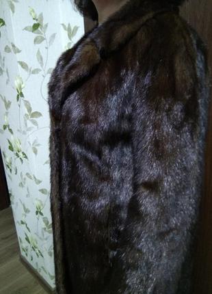 Норка шуба норкова шубка натуральне хутро верхній одяг3 фото