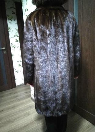 Норка шуба норкова шубка натуральне хутро верхній одяг5 фото