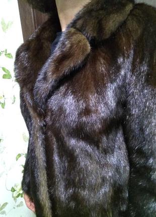 Норка шуба норкова шубка натуральне хутро верхній одяг4 фото