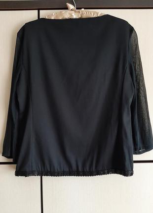 Шелковая шерстяная блуза marc cain10 фото